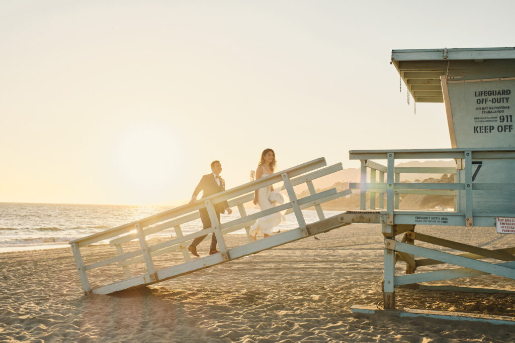 Lu and Drew in California