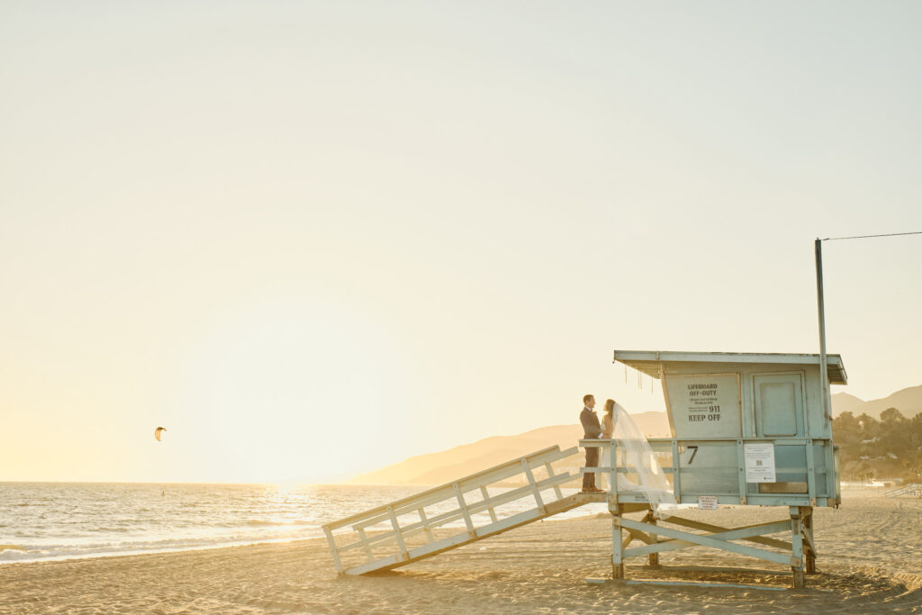 Lu and Drew in California