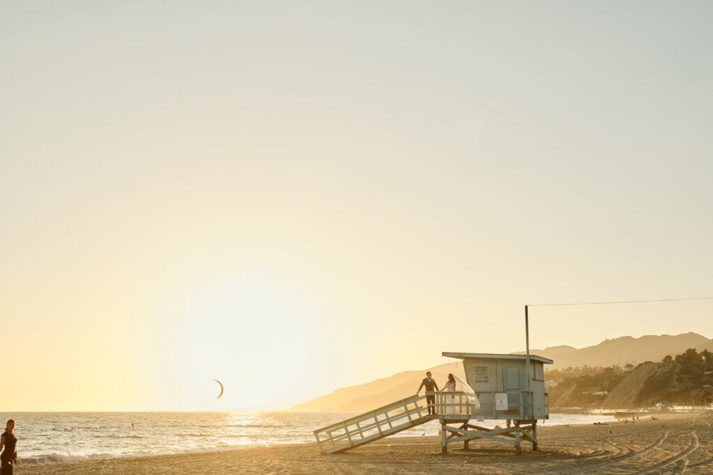 Lu and Drew in California
