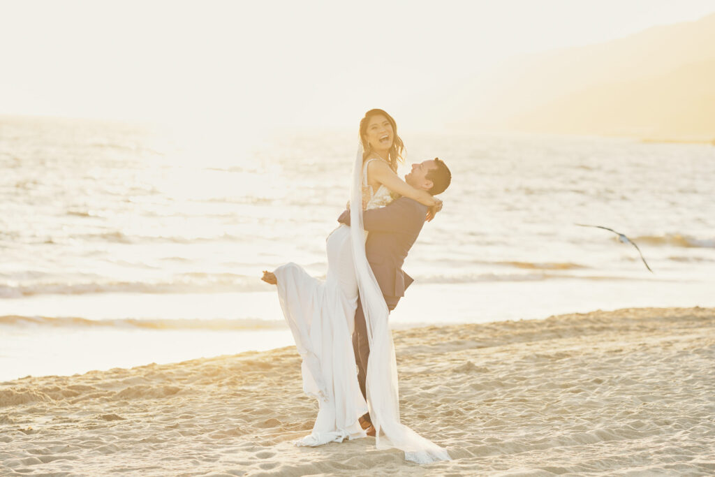 Lu and Drew in California