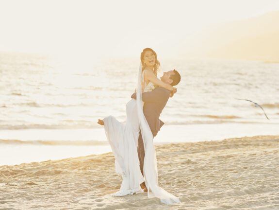 Lu and Drew in California