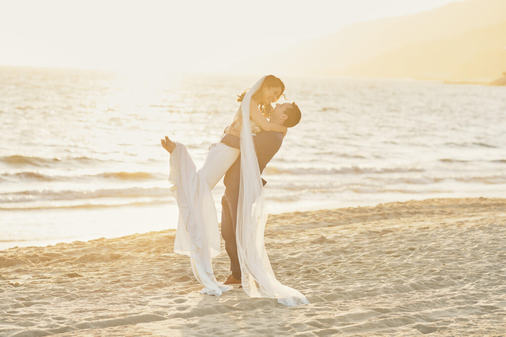 Lu and Drew in California