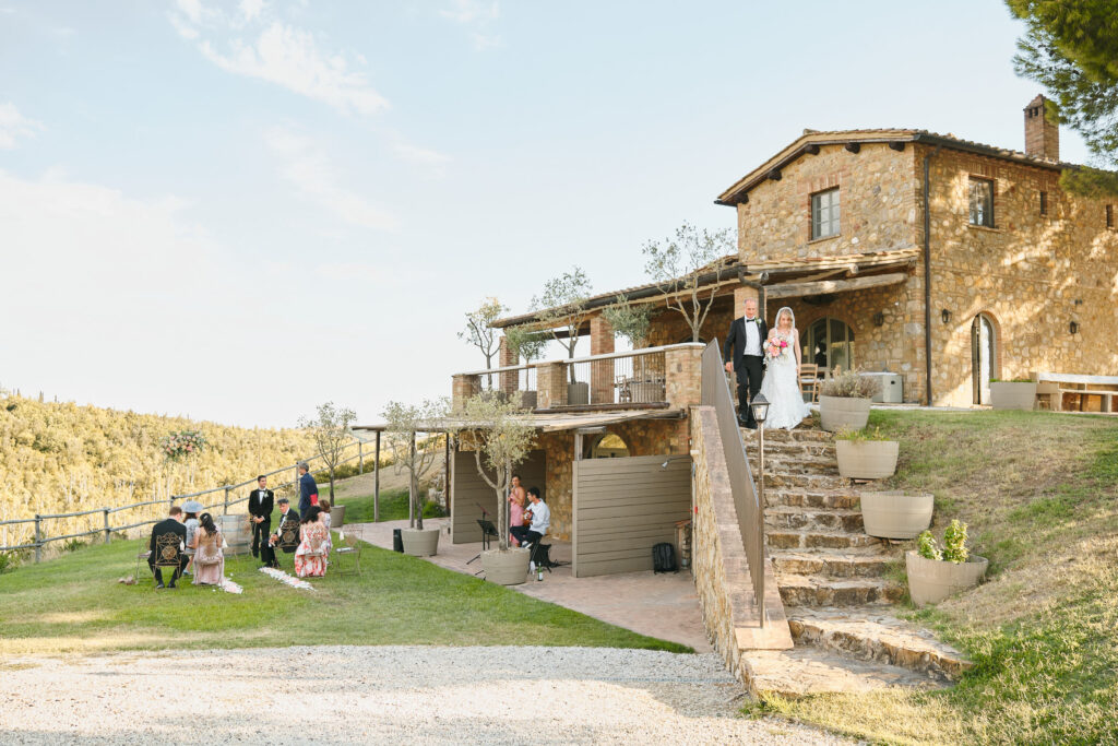 Pablo and Anna Marie in Tuscany