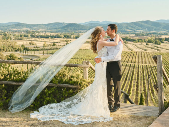 Pablo and Anna Marie in Tuscany