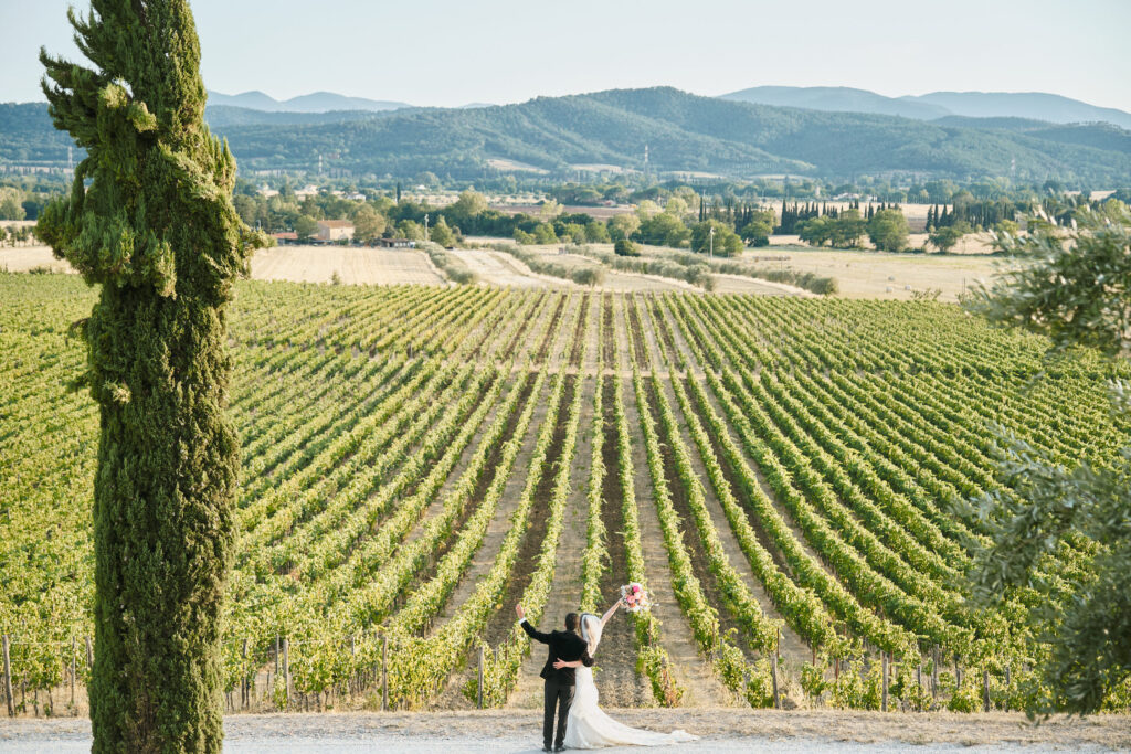 Pablo and Anna Marie in Tuscany